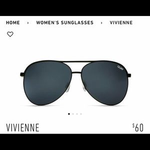 NEW Quay Vivienne sunglasses